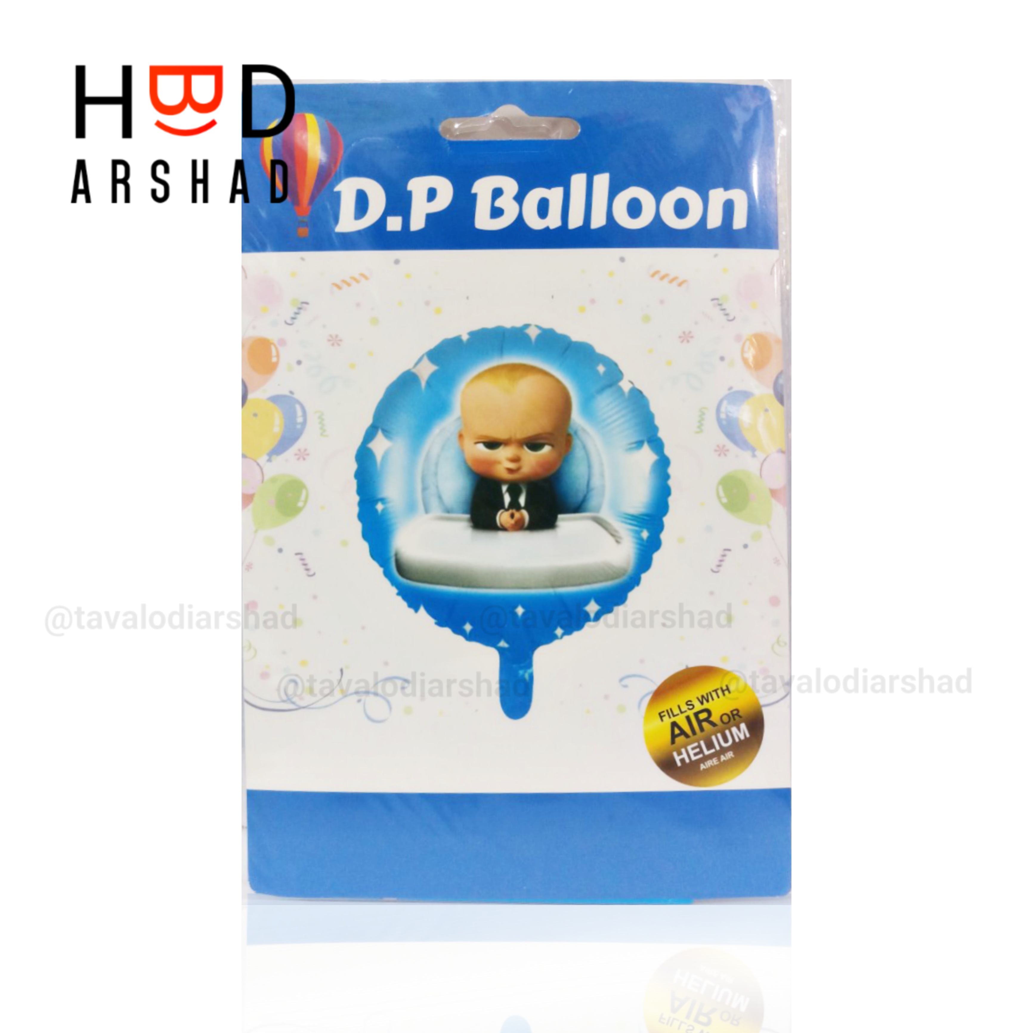 بادکنگ فویلی گرد بچه  رئیس